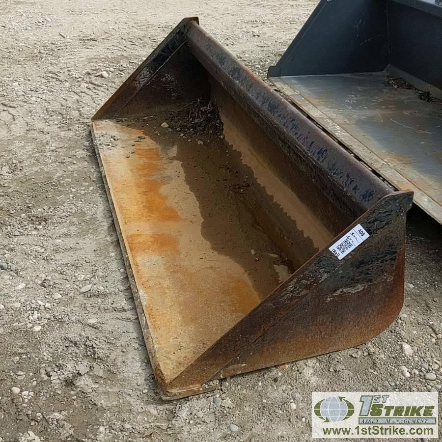 SKIDSTEER ATTACHMENT, SNOW BUCKET, 78IN.