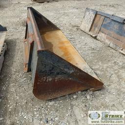 SKIDSTEER ATTACHMENT, SNOW BUCKET, 78IN.