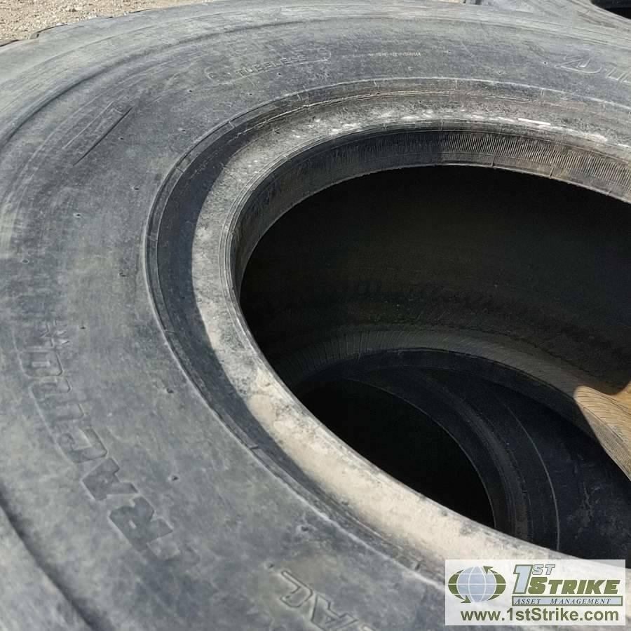 2 EACH. TIRES, 23.5 X 25 BRIDGESTONE