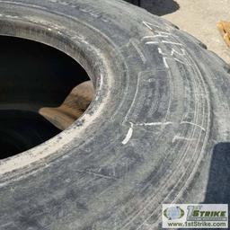 2 EACH. TIRES, 23.5 X 25 BRIDGESTONE