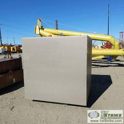 TANK, CUBE, STEEL CONSTRUCTION