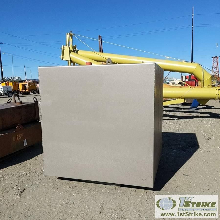 TANK, CUBE, STEEL CONSTRUCTION