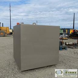 TANK, CUBE, STEEL CONSTRUCTION