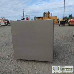 TANK, CUBE, STEEL CONSTRUCTION