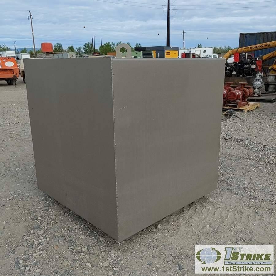TANK, CUBE, STEEL CONSTRUCTION