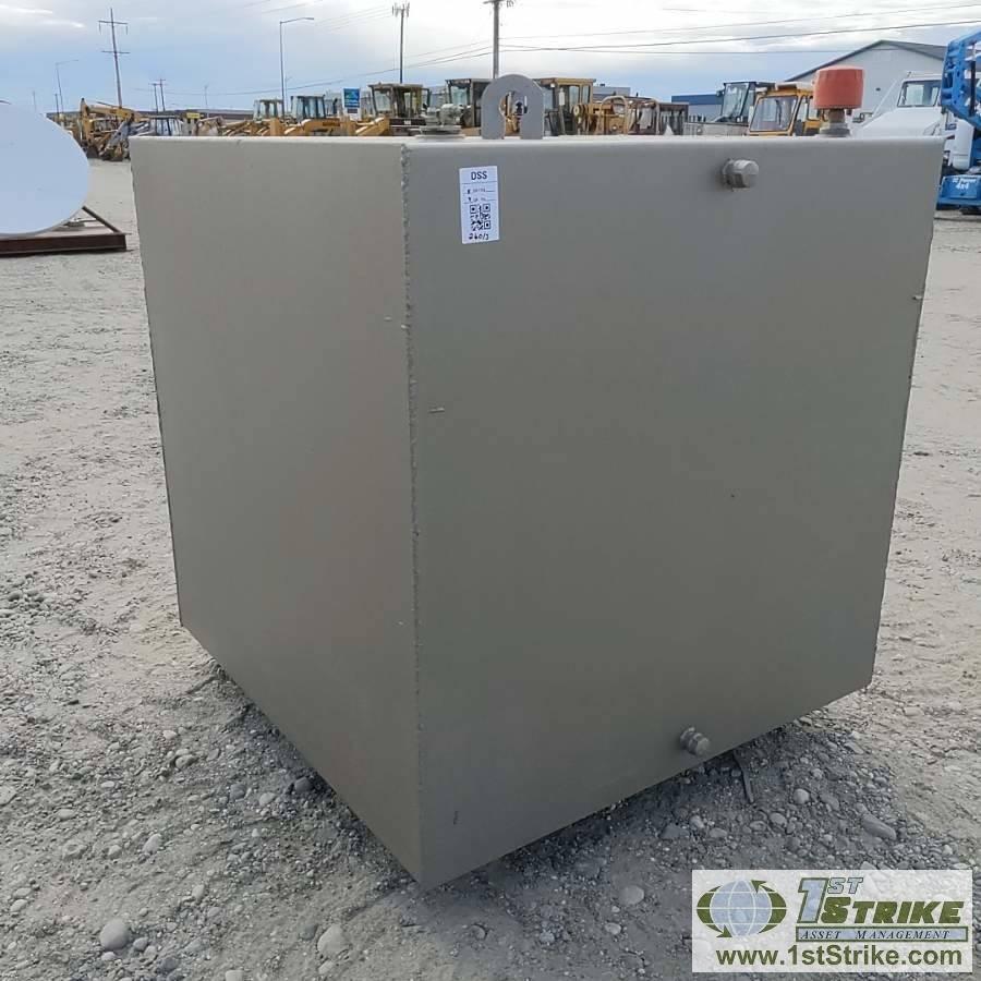 TANK, CUBE, STEEL CONSTRUCTION