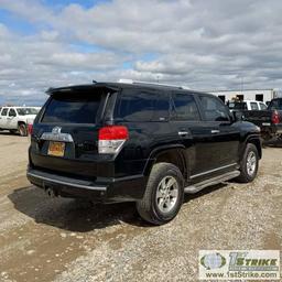 2011 TOYOTA 4-RUNNER SR5, 4.0L GAS, 4X4