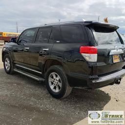 2011 TOYOTA 4-RUNNER SR5, 4.0L GAS, 4X4