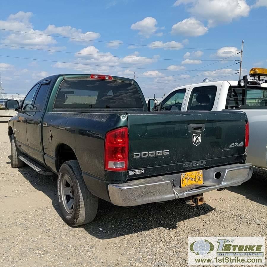 2002 DODGE RAM 1500, 4.7L MAGNUM, 4X4, CREW CAB, SHORT BED. RECONSTRUCTED TITLE
