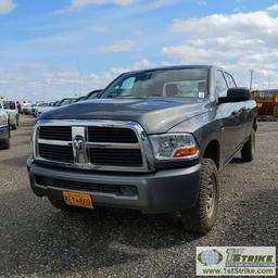 2011 DODGE RAM 2500, 5.7L HEMI, 4X4, CREW CAB, LONG BED. UNKNOWN MECHANICAL PROBLEMS