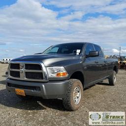 2011 DODGE RAM 2500, 5.7L HEMI, 4X4, CREW CAB, LONG BED. UNKNOWN MECHANICAL PROBLEMS