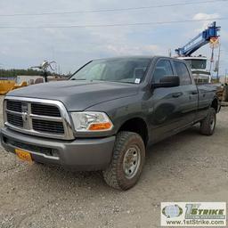 2011 DODGE RAM 2500, 5.7L HEMI, 4X4, CREW CAB, LONG BED. UNKNOWN MECHANICAL PROBLEMS