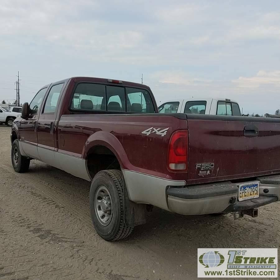 2004 FORD F-350 SUPERDUTY XLT, 6.0L POWERSTROKE, 4X4, CREW CAB, LONG BED. UNKNOWN MECHANICAL PROBLEM