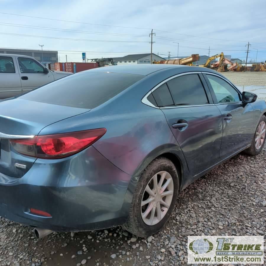 2014 MAZDA 6, 2.5L GAS ENGINE, AUTOMATIC TRANSMISSION, 4-DOOR