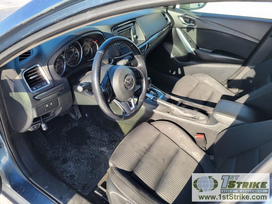 2014 MAZDA 6, 2.5L GAS ENGINE, AUTOMATIC TRANSMISSION, 4-DOOR