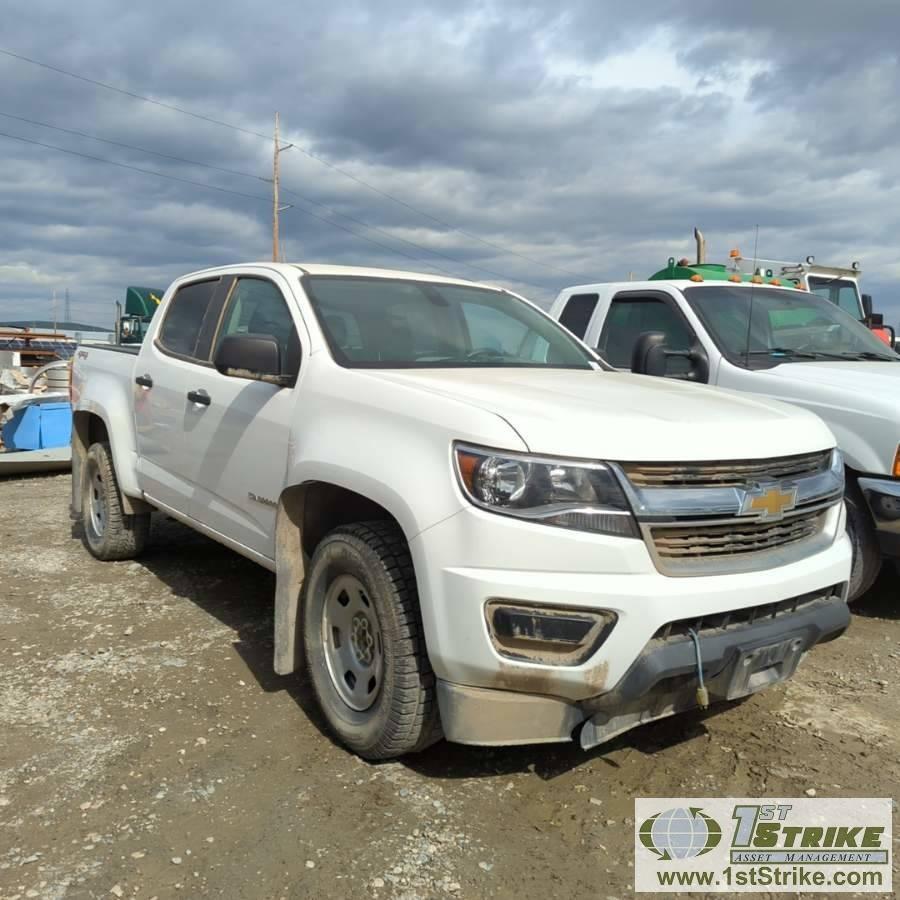 2016 CHEVROLET COLORADO, 3.6L GAS ENGINE, 4X4, CREW CAB. UNKNOWN MECHANICAL PROBLEMS. DOES NOT START
