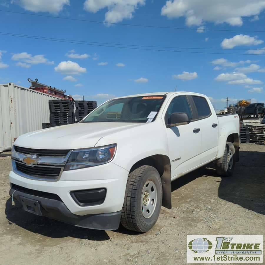 2016 CHEVROLET COLORADO, 3.6L GAS ENGINE, 4X4, CREW CAB. UNKNOWN MECHANICAL PROBLEMS. DOES NOT START