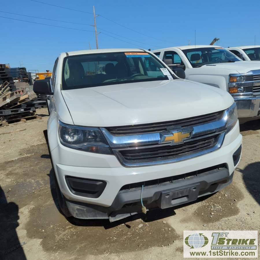 2016 CHEVROLET COLORADO, 3.6L GAS ENGINE, 4X4, CREW CAB. UNKNOWN MECHANICAL PROBLEMS. DOES NOT START