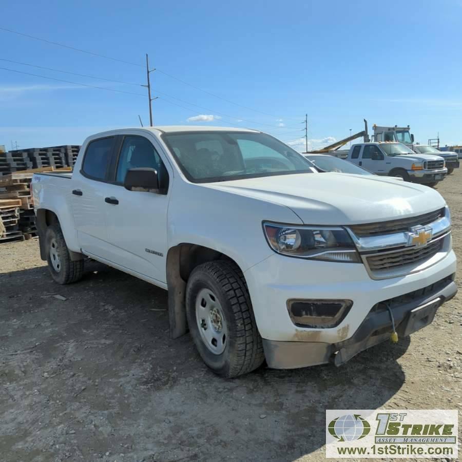 2016 CHEVROLET COLORADO, 3.6L GAS ENGINE, 4X4, CREW CAB. UNKNOWN MECHANICAL PROBLEMS. DOES NOT START