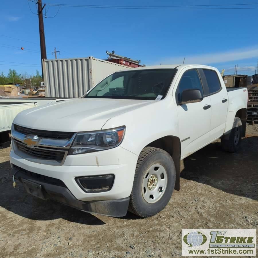2016 CHEVROLET COLORADO, 3.6L GAS ENGINE, 4X4, CREW CAB. UNKNOWN MECHANICAL PROBLEMS. DOES NOT START