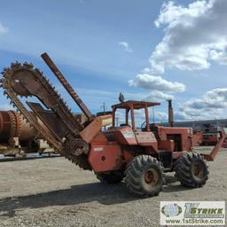 WHEELED TRENCHER, DITCH WITCH R100A, AWD, REAR CHAIN TRENCHER, FRONT SPOOL CARRIER