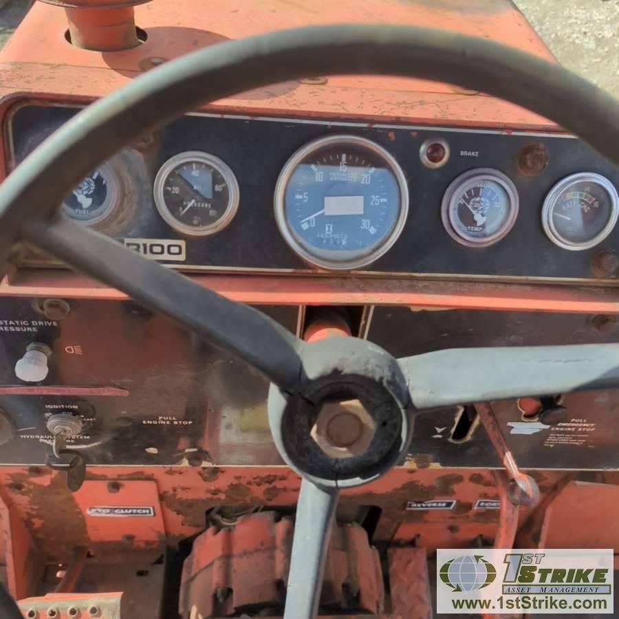 WHEELED TRENCHER, DITCH WITCH R100A, AWD, REAR CHAIN TRENCHER, FRONT SPOOL CARRIER