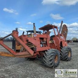 WHEELED TRENCHER, DITCH WITCH R100A, AWD, REAR CHAIN TRENCHER, FRONT SPOOL CARRIER