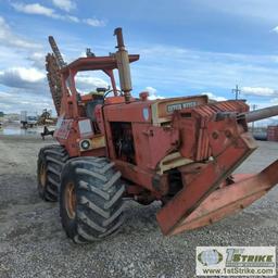 WHEELED TRENCHER, DITCH WITCH R100A, AWD, REAR CHAIN TRENCHER, FRONT SPOOL CARRIER