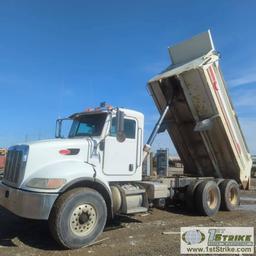 DUMP TRUCK, 2007 PETERBILT PB335, CAT C7 ACERT, EATON FULLER TRANSMISSION, TANDEM REAR AXLES, 58740