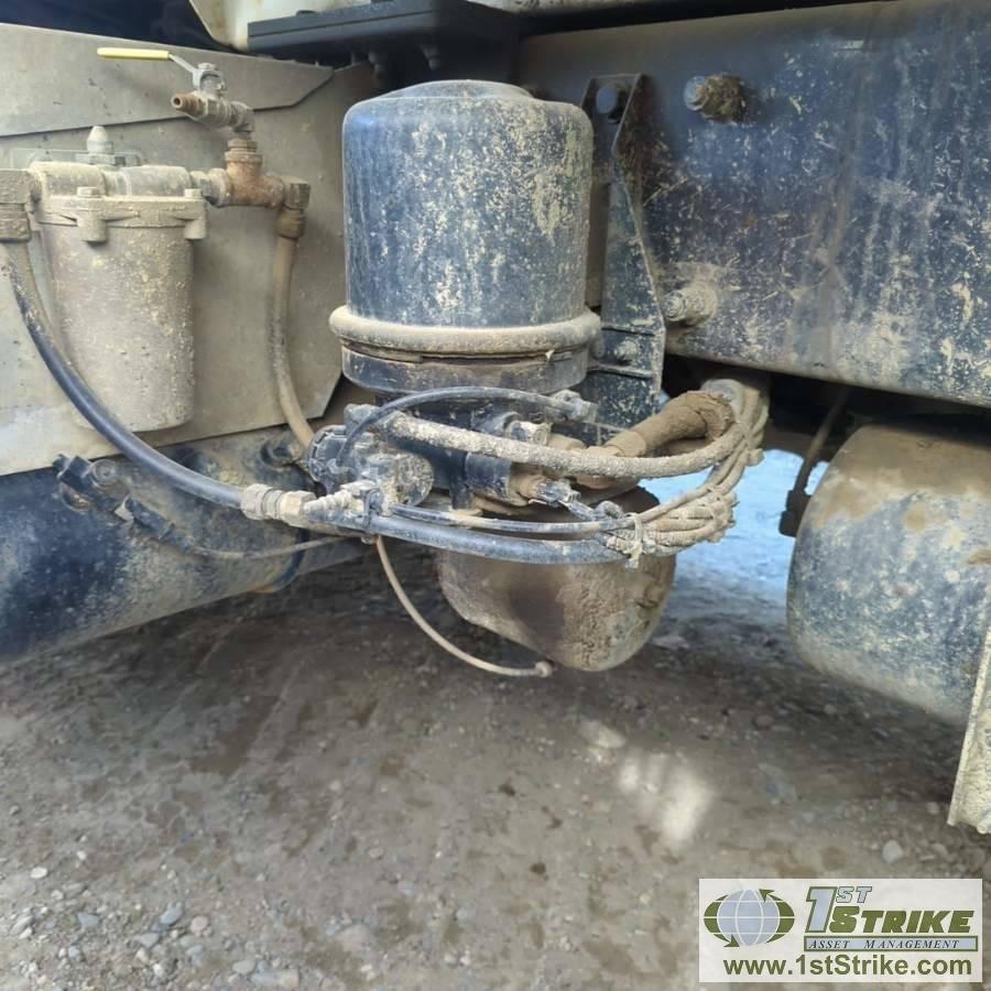 DUMP TRUCK, 2007 PETERBILT PB335, CAT C7 ACERT, EATON FULLER TRANSMISSION, TANDEM REAR AXLES, 58740