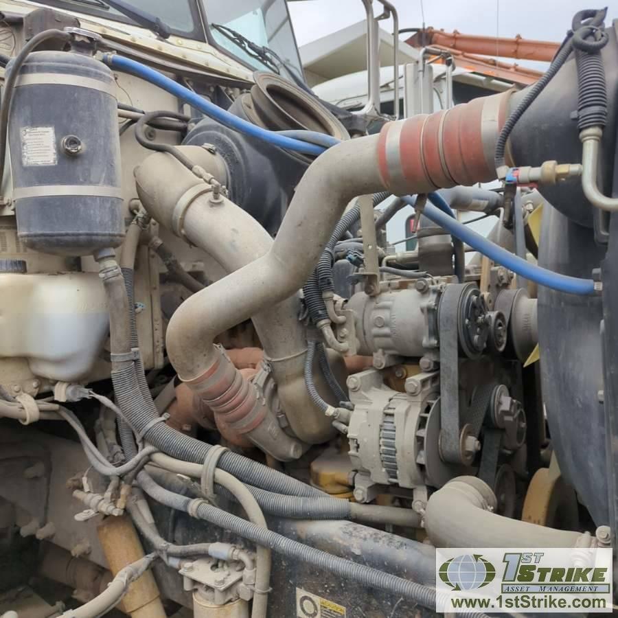DUMP TRUCK, 2007 PETERBILT PB335, CAT C7 ACERT, EATON FULLER TRANSMISSION, TANDEM REAR AXLES, 58740