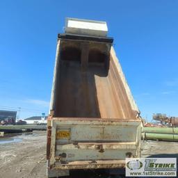 DUMP TRUCK, 2007 PETERBILT PB335, CAT C7 ACERT, EATON FULLER TRANSMISSION, TANDEM REAR AXLES, 58740