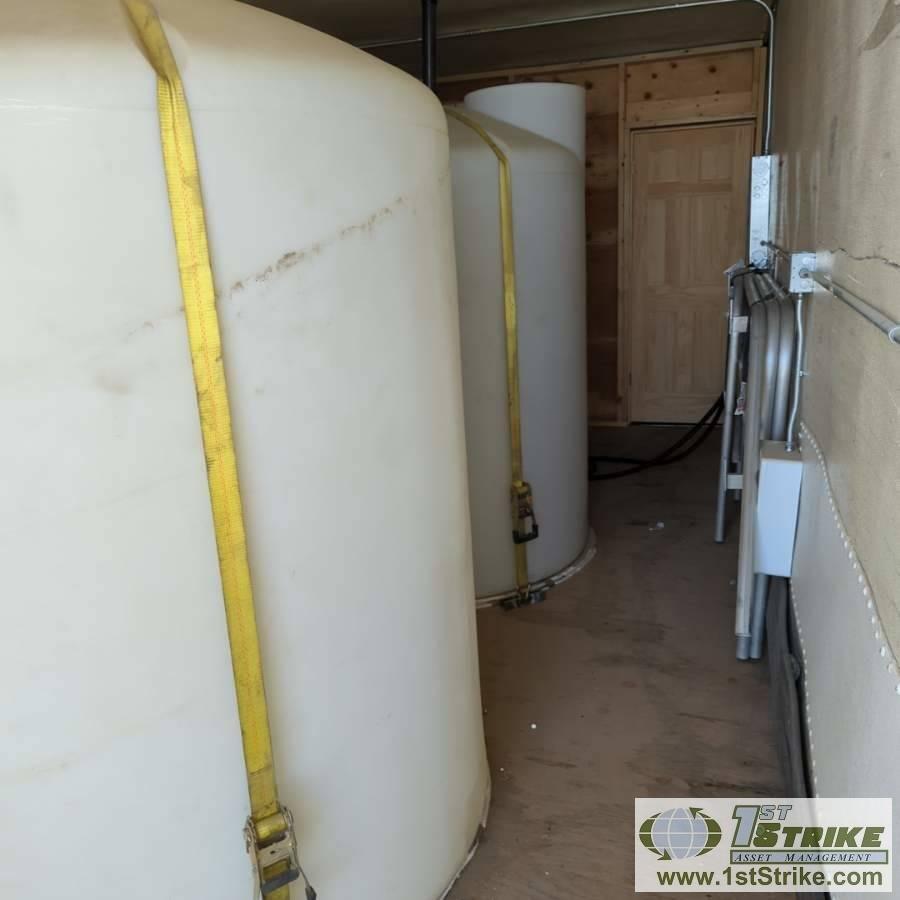 BATHROOM UNIT, 1996 UTILITY SEMI TRAILER TYPE VS3R, TRIPLE AXLE, 53FT, WITH MEN'S AND WOMEN'S ROOMS,