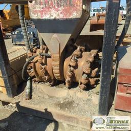 EXCAVATOR ATTACHMENT, 2011 SIMEX DOUBLE DRUM ROTARY CUTTER, MODEL TF2000, PIN ON, WITH STORAGE SKID,