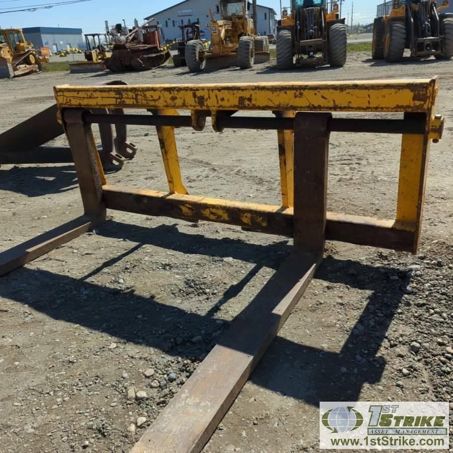 LOADER ATTACHMENT, FORKS, WBM, 6FT 7IN, VOLVO QUICK CONNECT. FITS L70, L90, L120