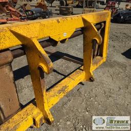 LOADER ATTACHMENT, FORKS, WBM, 6FT 7IN, VOLVO QUICK CONNECT. FITS L70, L90, L120