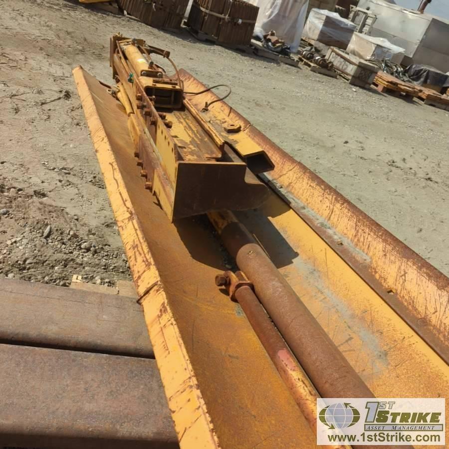 GRADER ATTACHMENT, SNOW WING, TUBE-LOK, 14FT, WITH LIFT CYLINDER. FITS 14G WITH RIPPER
