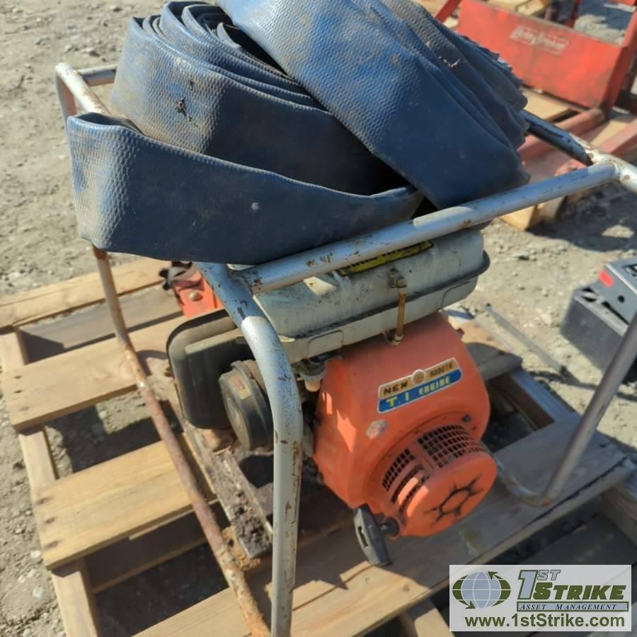 TRASH PUMP, KUBOTA, 2 1/2IN, WITH 60FT DISCHARGE HOSE