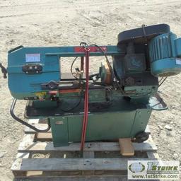 HORIZONTAL BAND SAW, CENTRAL MACHINERY MODEL 064, 7IN X 12IN, 1HP, 110/220V SINGLE PHASE, WATER COOL
