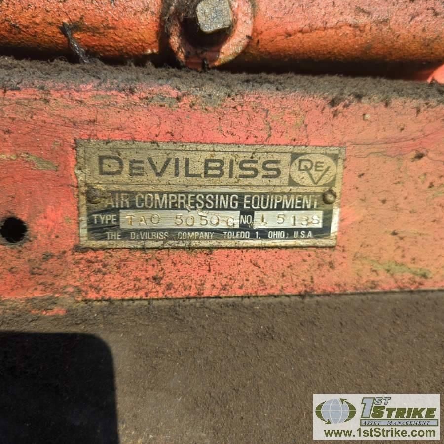 AIR COMPRESSOR, DEVILBISS TAO 550G, MODRL 44643