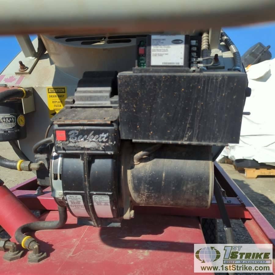 HEATER, FROST FIGHTER MODEL OHV-500, 420,000 BTU/HR, DIESEL FIRED, 115 VOLT SINGLE PHASE