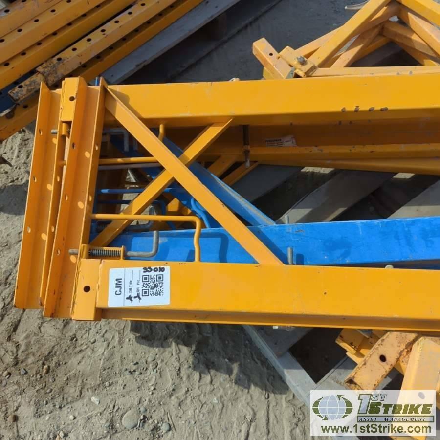 2 PALLETS. SCAFFOLDING WITH UPRIGHTS, PLANKS, BRACING