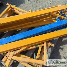 2 PALLETS. SCAFFOLDING WITH UPRIGHTS, PLANKS, BRACING