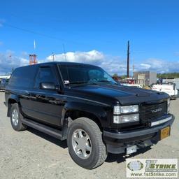 1994 GMC YUKON GT, 5.7L GAS, 4X4, 2-DOOR
