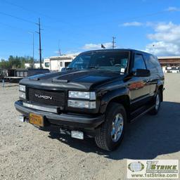 1994 GMC YUKON GT, 5.7L GAS, 4X4, 2-DOOR