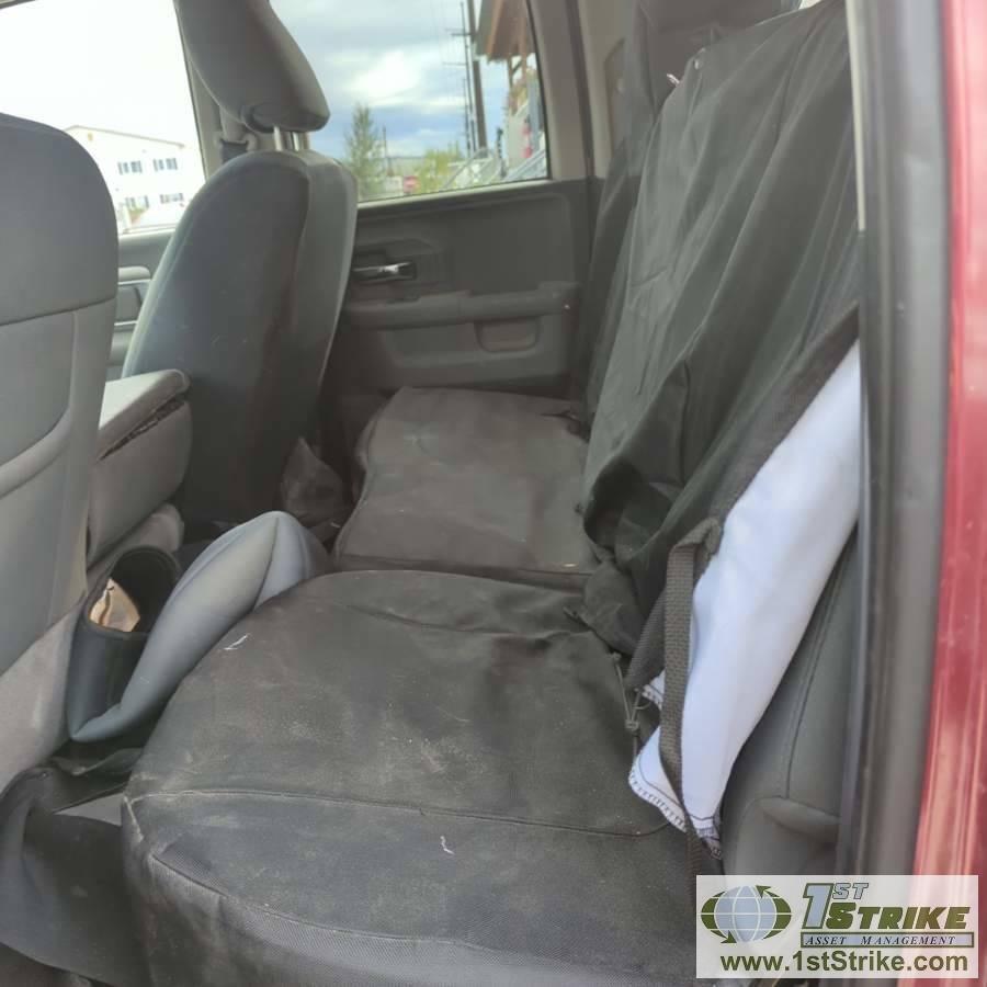 2014 RAM 1500 SLT, 5.7L HEMI, 4X4, CREW CAB, SHORT BED. RECONSTRUCTED TITLE