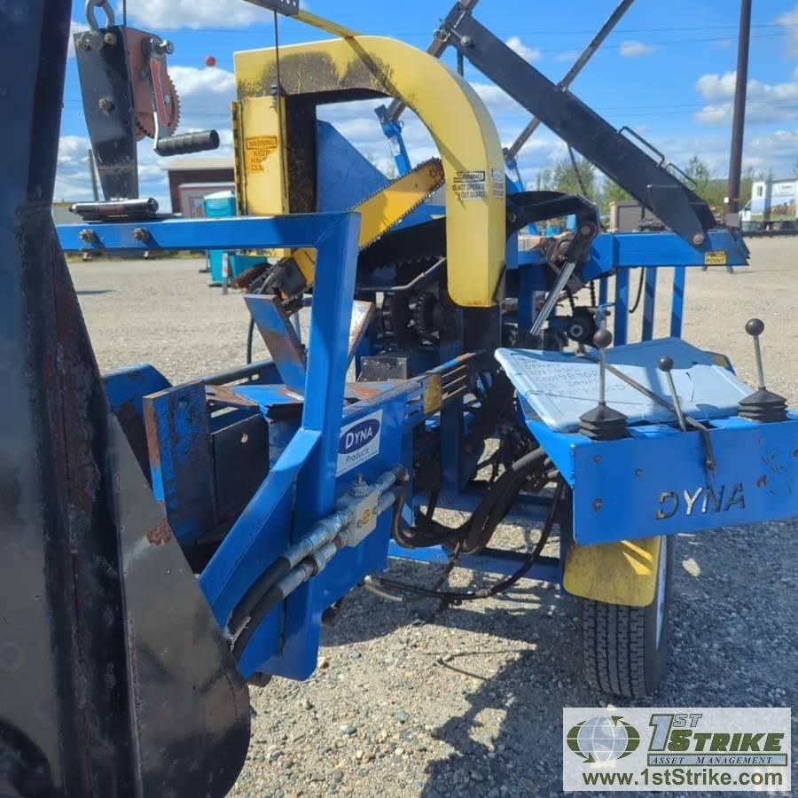 FIREWOOD PROCCESSER, DYNA SC1H. KOHLER ENGINE, LOAD, CROSS CUT, AND SPLIT FUNCTIONS. TRAILER MOUNTED