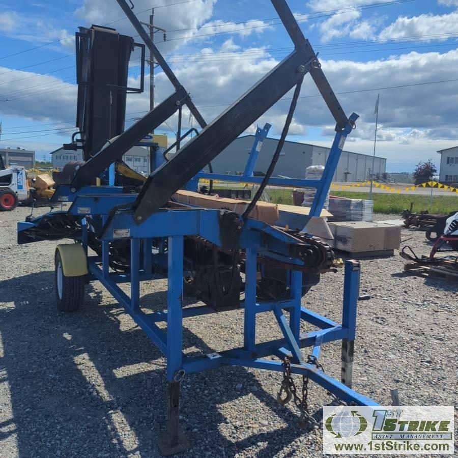 FIREWOOD PROCCESSER, DYNA SC1H. KOHLER ENGINE, LOAD, CROSS CUT, AND SPLIT FUNCTIONS. TRAILER MOUNTED
