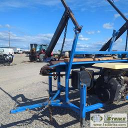 FIREWOOD PROCCESSER, DYNA SC1H. KOHLER ENGINE, LOAD, CROSS CUT, AND SPLIT FUNCTIONS. TRAILER MOUNTED