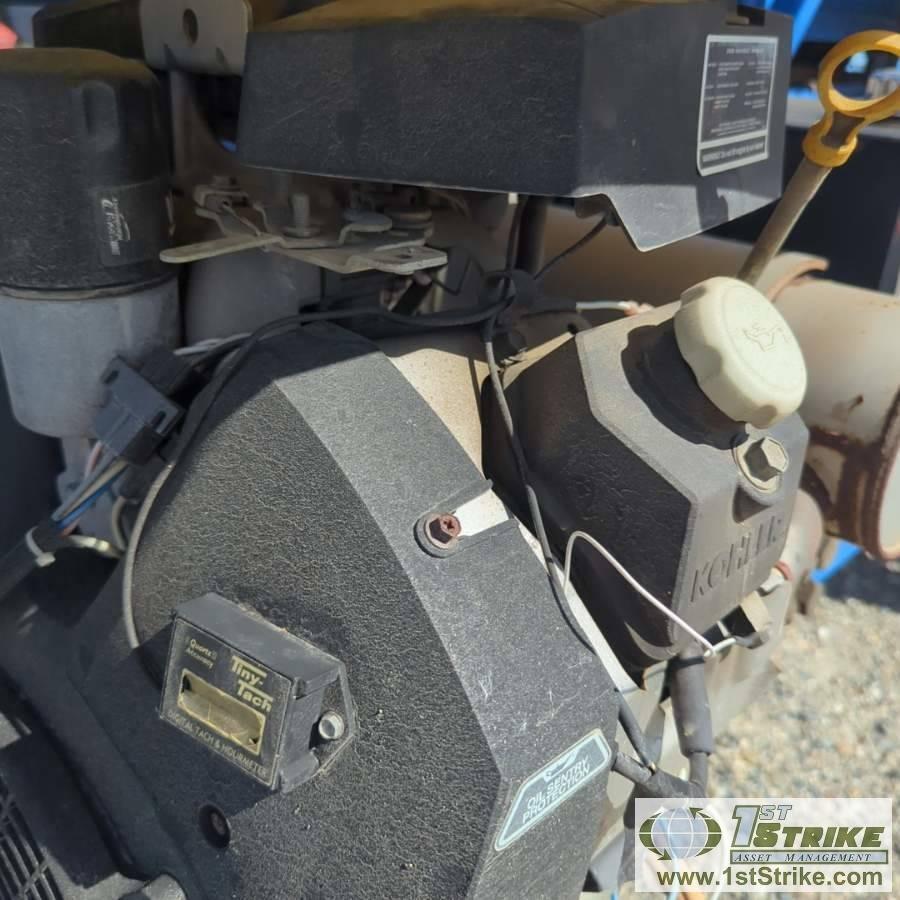 FIREWOOD PROCCESSER, DYNA SC1H. KOHLER ENGINE, LOAD, CROSS CUT, AND SPLIT FUNCTIONS. TRAILER MOUNTED
